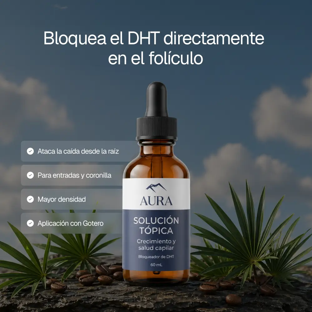 AURA® Tónico DHT Control - Tónico Capilar Anti-Miniaturización