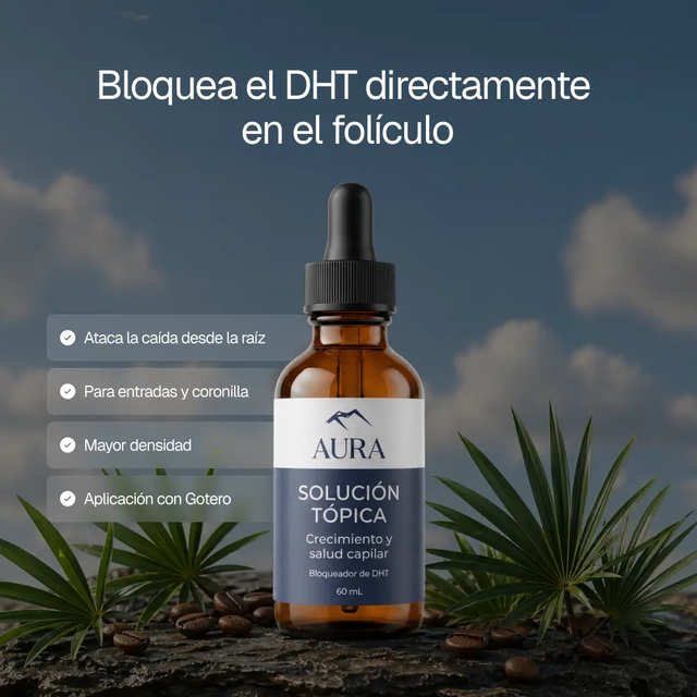 AURA® Tónico DHT Control - Tónico Capilar Anti-Miniaturización