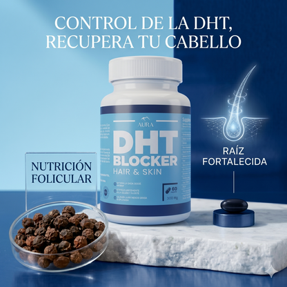 AURA® DHT Blocker - Potencia la Densidad y Fuerza de tu Cabello con AURA®
