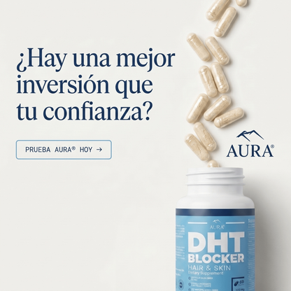 AURA® DHT Blocker - Potencia la Densidad y Fuerza de tu Cabello con AURA®